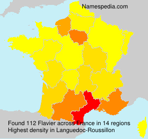 Surname Flavier in France Surname Flavier in France