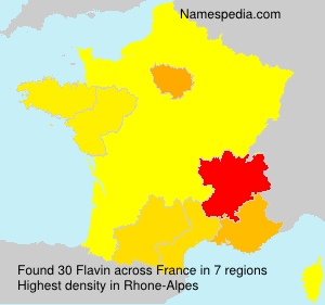 Surname Flavin in France Surname Flavin in France