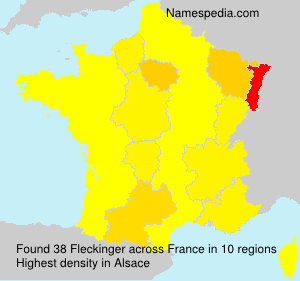 Surname Fleckinger in France Surname Fleckinger in France