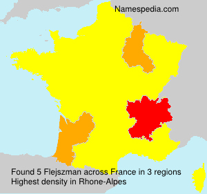 Surname Flejszman in France Surname Flejszman in France