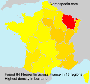Surname Fleurentin in France Surname Fleurentin in France