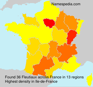 Surname Fleutiaux in France
