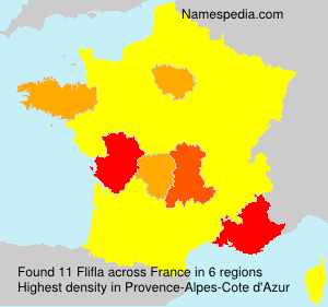Surname Flifla in France Surname Flifla in France