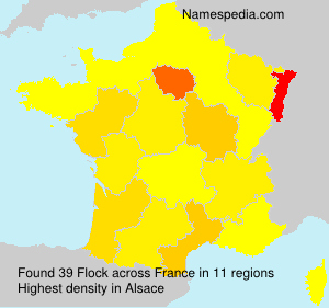 Surname Flock in France Surname Flock in France