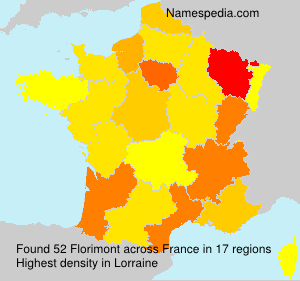 Surname Florimont in France Surname Florimont in France