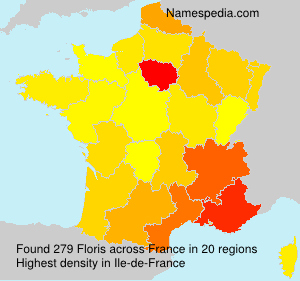 Surname Floris in France Surname Floris in France