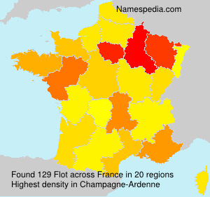 Surname Flot in France Surname Flot in France