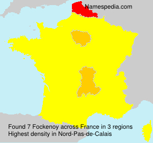 Surname Fockenoy in France
