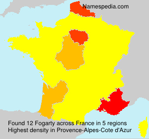 Surname Fogarty in France Surname Fogarty in France