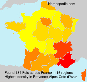 Surname Fois in France