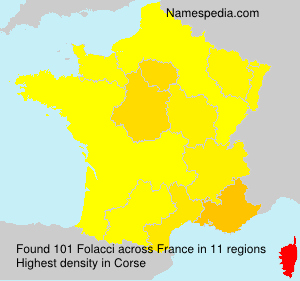 Surname Folacci in France Surname Folacci in France