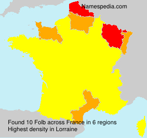 Surname Folb in France Surname Folb in France