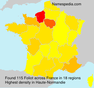 Surname Foliot in France Surname Foliot in France