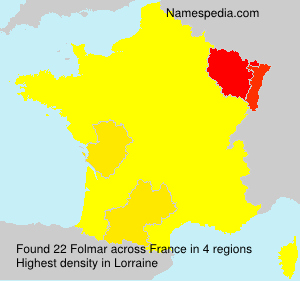 Surname Folmar in France Surname Folmar in France