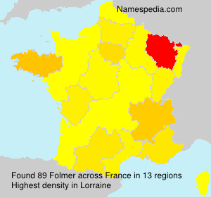 Surname Folmer in France Surname Folmer in France
