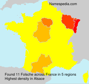 Surname Folsche in France Surname Folsche in France