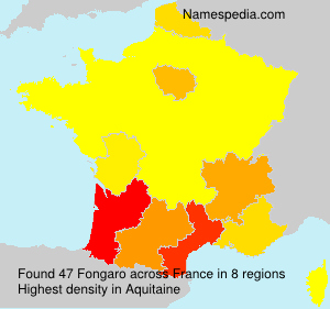 Surname Fongaro in France Surname Fongaro in France