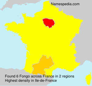 Surname Fongo in France Surname Fongo in France
