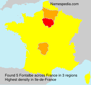 Surname Fontalbe in France Surname Fontalbe in France