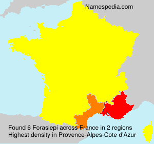 Surname Forasiepi in France Surname Forasiepi in France