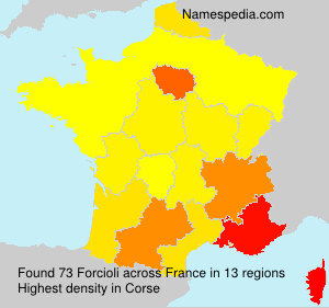 Surname Forcioli in France Surname Forcioli in France