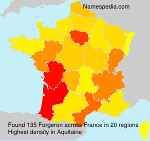 Surname Forgeron in France Surname Forgeron in France
