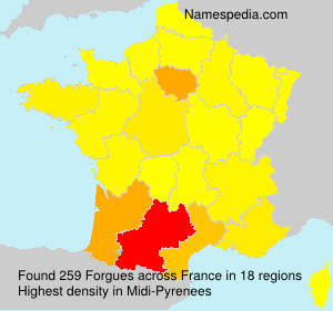 Surname Forgues in France Surname Forgues in France