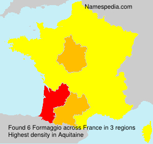 Surname Formaggio in France Surname Formaggio in France