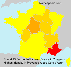 Surname Formentelli in France Surname Formentelli in France