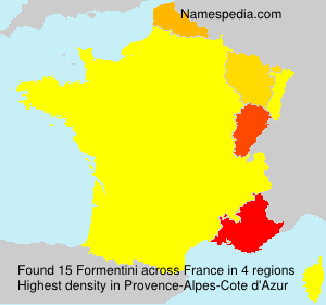 Surname Formentini in France Surname Formentini in France