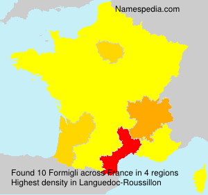 Surname Formigli in France Surname Formigli in France