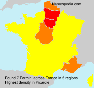 Surname Formini in France Surname Formini in France