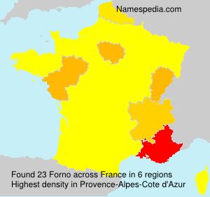 Surname Forno in France Surname Forno in France
