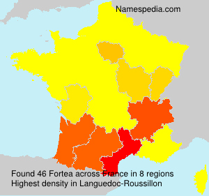 Surname Fortea in France Surname Fortea in France