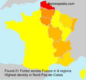 Surname Fortez in France