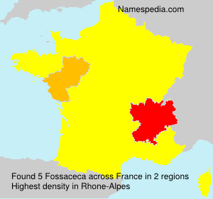 Surname Fossaceca in France Surname Fossaceca in France