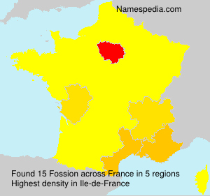 Surname Fossion in France Surname Fossion in France