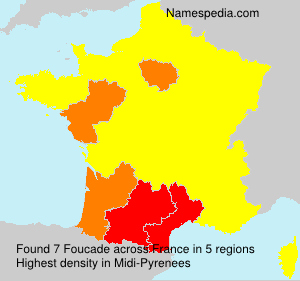 Surname Foucade in France Surname Foucade in France