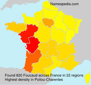 Surname Foucaud in France Surname Foucaud in France