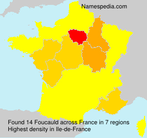 Surname Foucauld in France Surname Foucauld in France