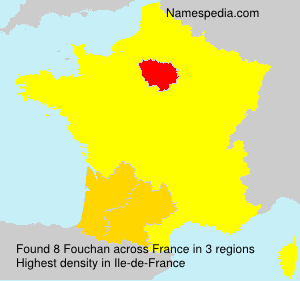 Surname Fouchan in France Surname Fouchan in France