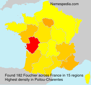 Surname Fouchier in France Surname Fouchier in France