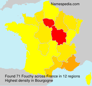 Surname Fouchy in France Surname Fouchy in France