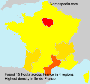Surname Foufa in France Surname Foufa in France