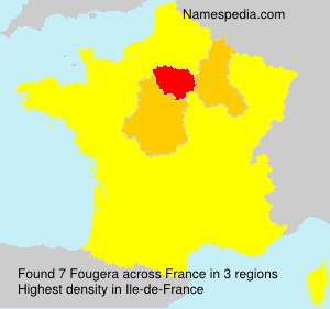 Surname Fougera in France Surname Fougera in France