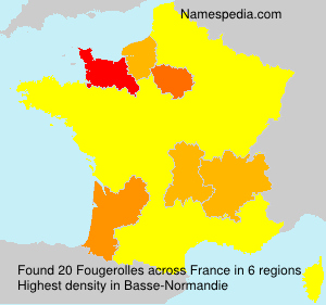 Surname Fougerolles in France Surname Fougerolles in France