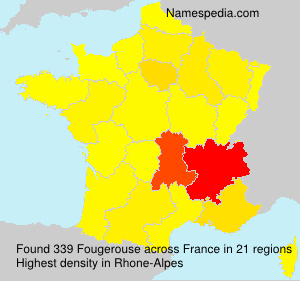 Surname Fougerouse in France Surname Fougerouse in France