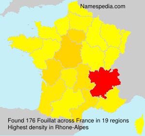 Surname Fouillat in France Surname Fouillat in France
