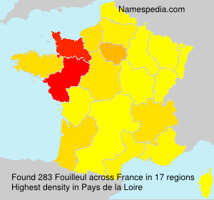Surname Fouilleul in France Surname Fouilleul in France