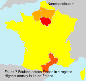 Surname Foulane in France Surname Foulane in France